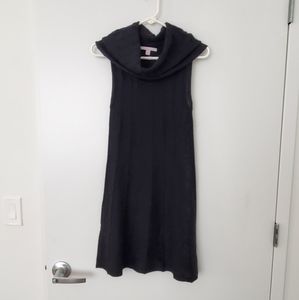 Rebecca Taylor Black Cowl Neck Sweater Dress 👗